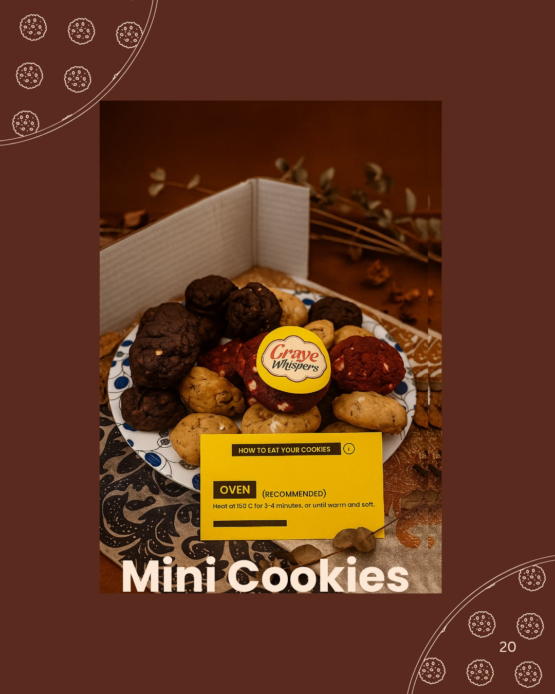 Gift Box of 6 Mini Cookies