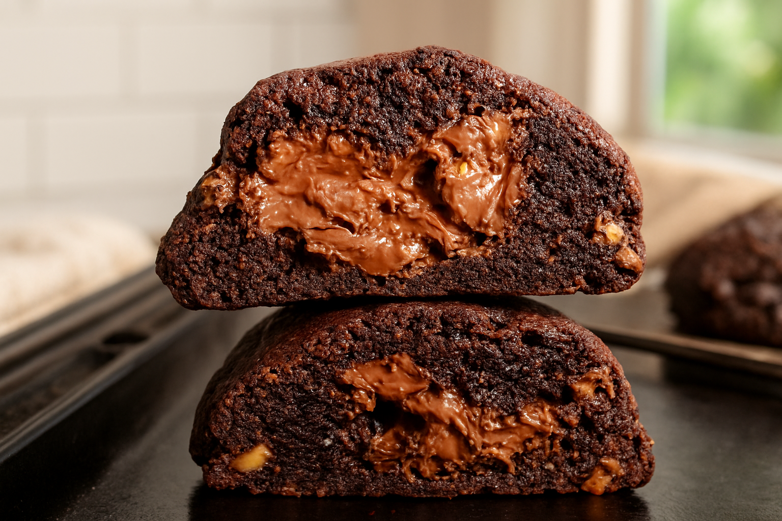 Hazelnut Chocolate Cookies