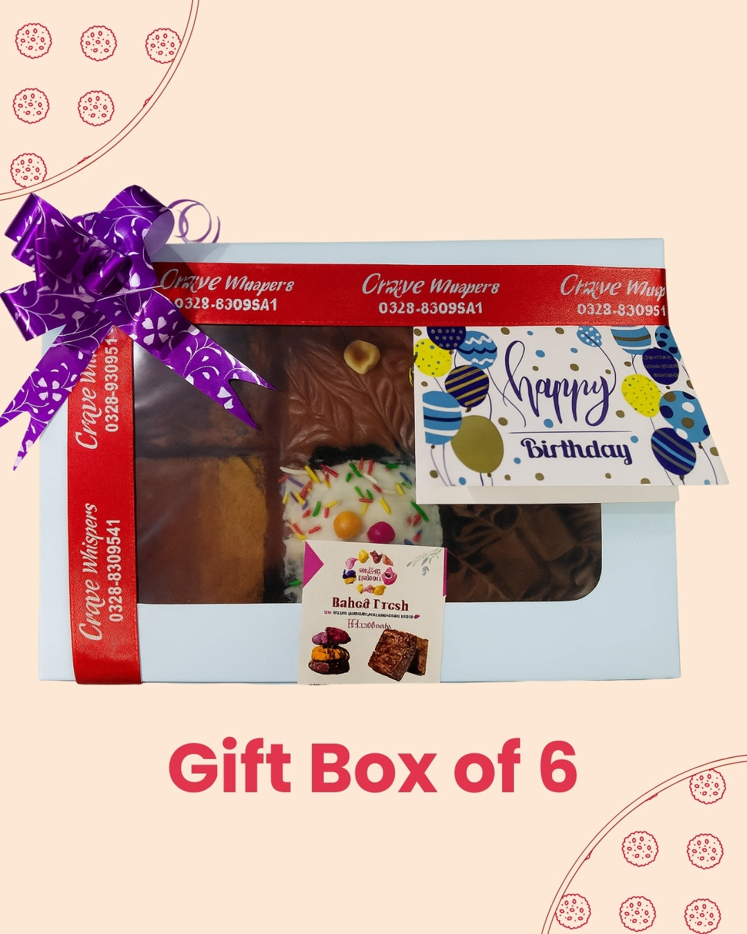 Assorted Brownies Box of 6