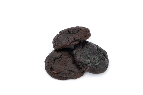 A Pack of 4 Double Chocolate Cookies
