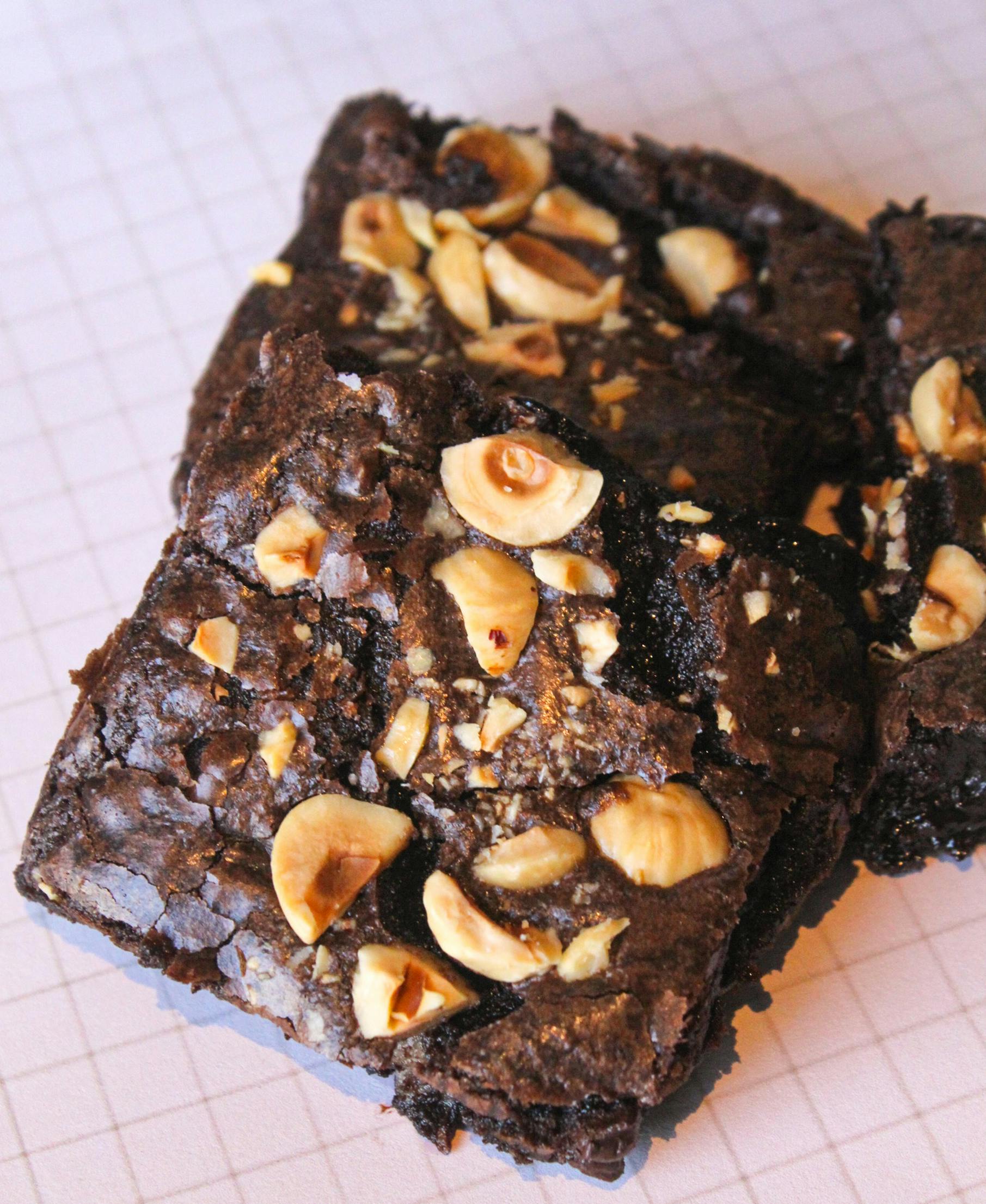 Hazelnut Fudgy Brownies