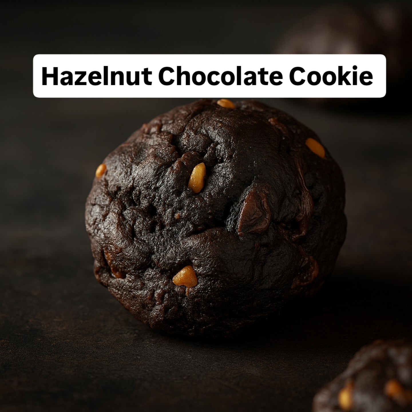 A Pack of 4 Hazelnut Chocolate Cookies
