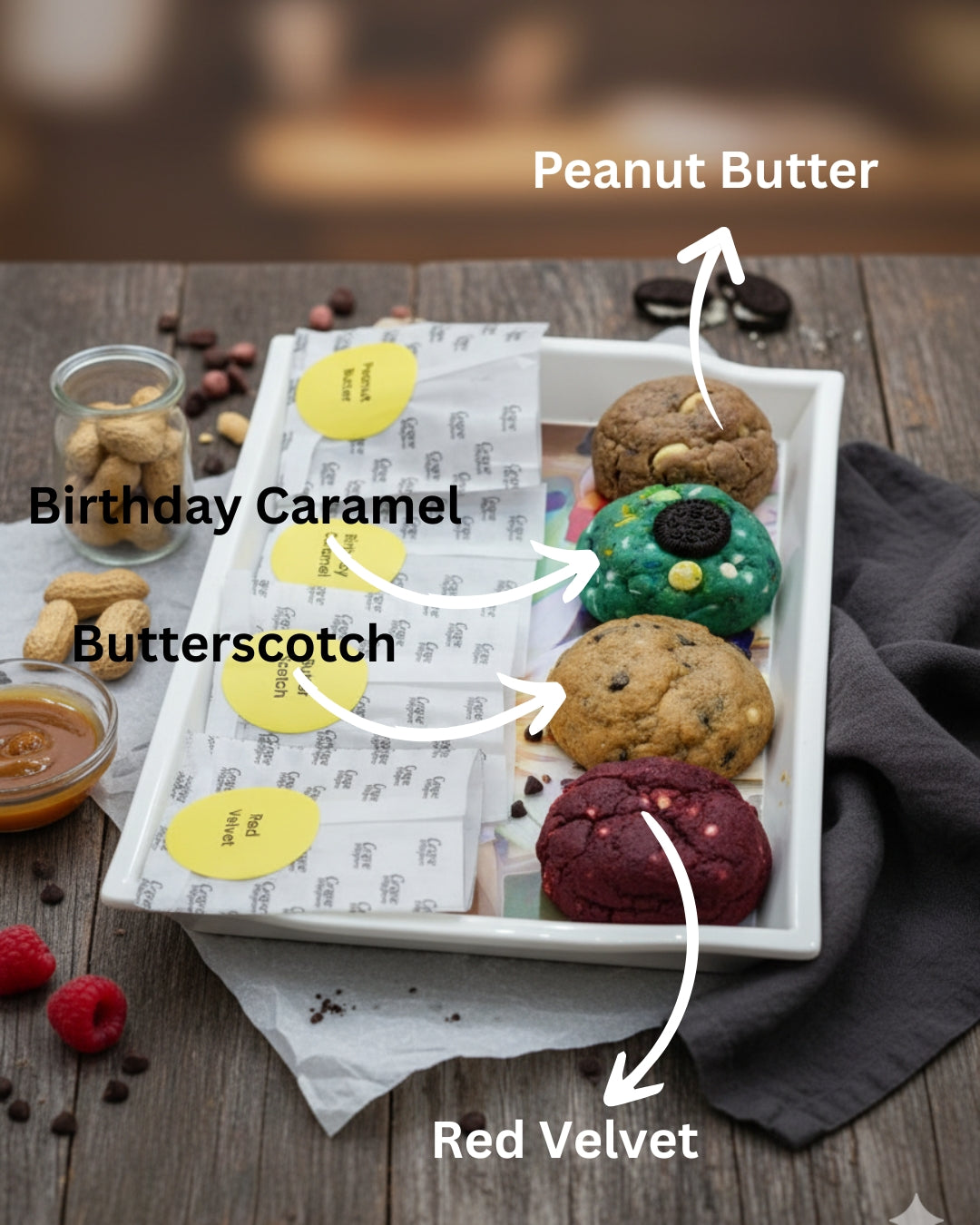 Assorted Cookies Box of 4