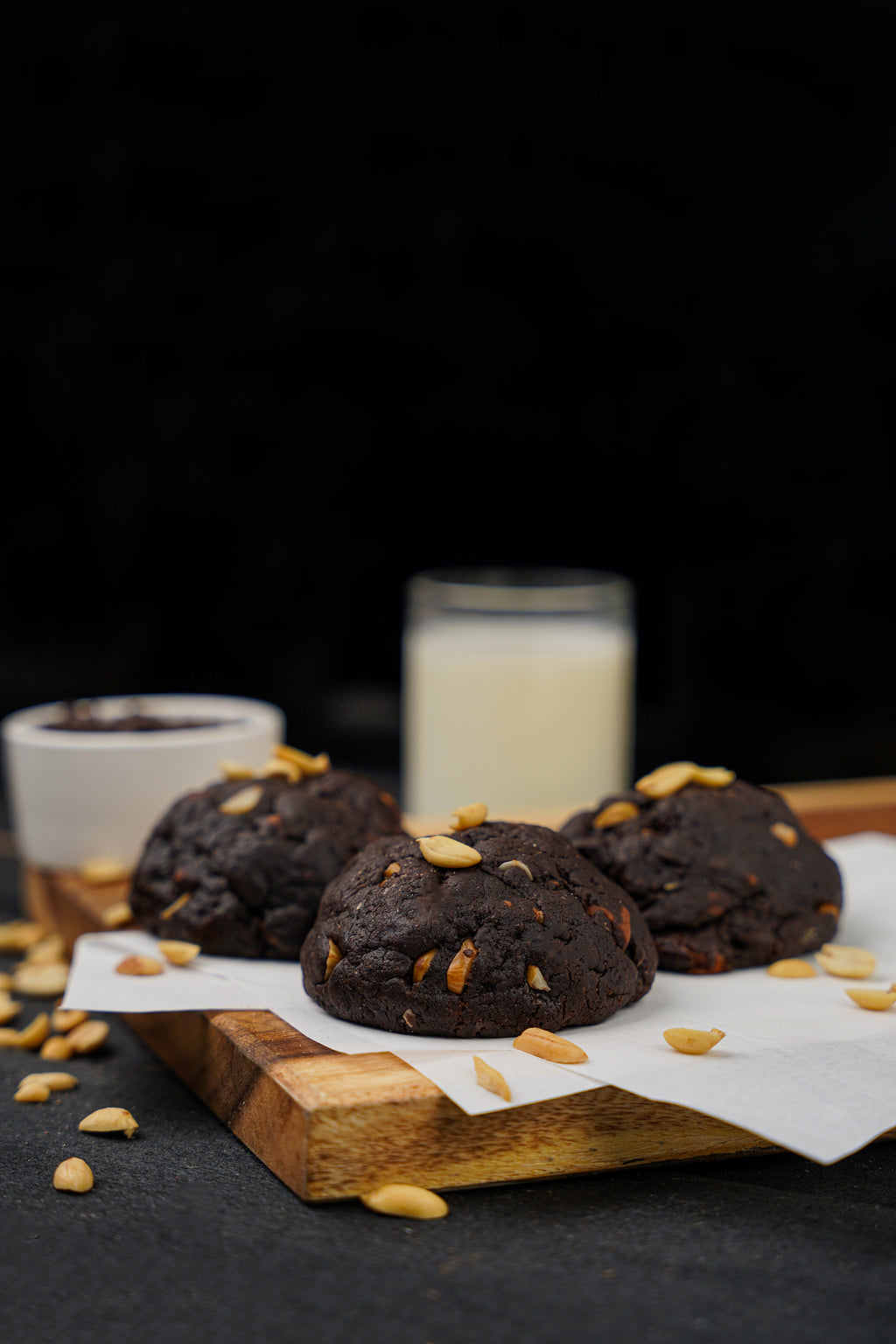 A Pack of 4 Hazelnut Chocolate Cookies