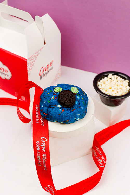 A Pack of 4 Birthday Caramel Cookies (Best for Kids)