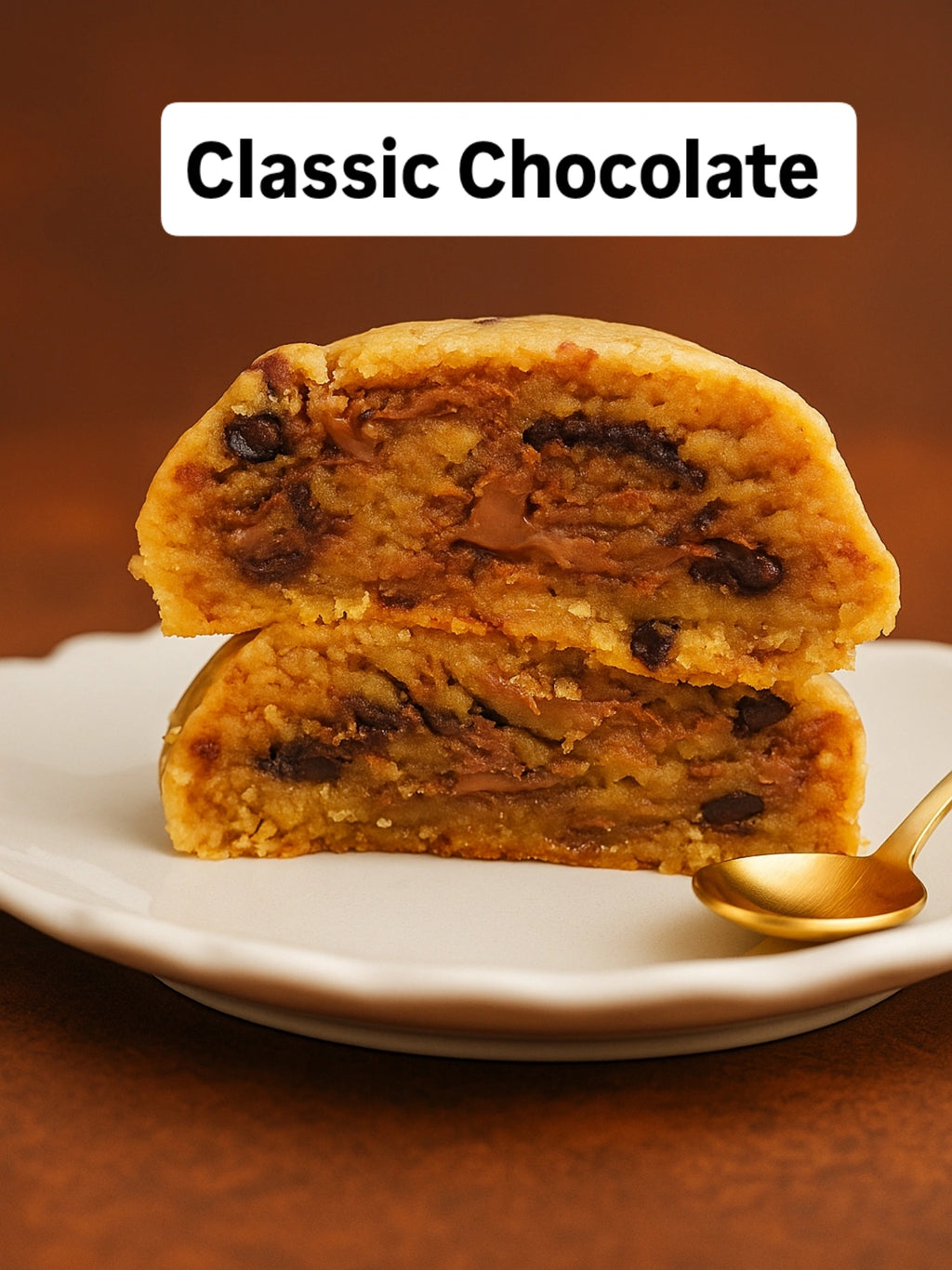 A Pack of 4 Classic Chocolate Chip Cookies