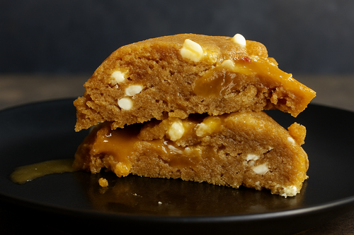 A Pack of 4 Butterscotch Cookies